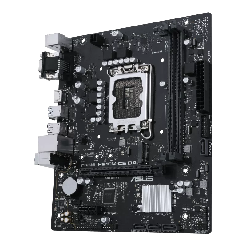 Asus Motherboard PRIME H610M-CS D4 DDR4 For Intel 12th 13th 14th Gen view 4